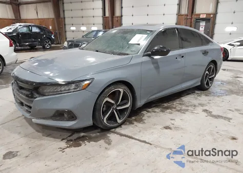 2022 Honda Accord Sport 2.0T z USA, uszkodzony, nr VIN 1HGCV2F37NA009003